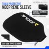 81p615qOEpL._AC_SL1500_.jpg JOOLA Pickleball Paddle Cover - Neoprene Sleeve for JOOLA Paddles - Pickleball Accessory and Gift - Padded Foam Storage Case Protects Pickle Ball Rackets