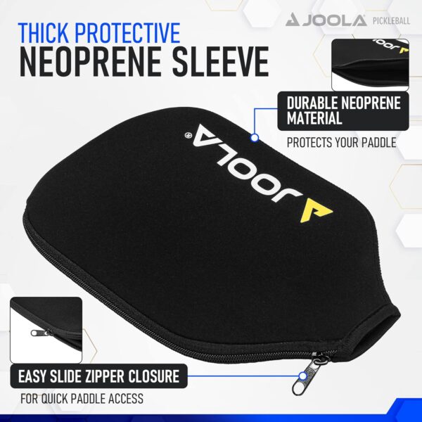 81p615qOEpL._AC_SL1500_.jpg JOOLA Pickleball Paddle Cover - Neoprene Sleeve for JOOLA Paddles - Pickleball Accessory and Gift - Padded Foam Storage Case Protects Pickle Ball Rackets