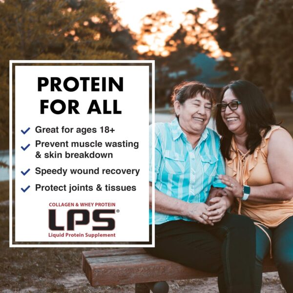 Nutritional Designs LPS Liquid Collagen & Whey Protein Supplement - Sugar-Free Non-GMO Drink - Promotes Healthy Skin & Hair for Men & Women (Orange)