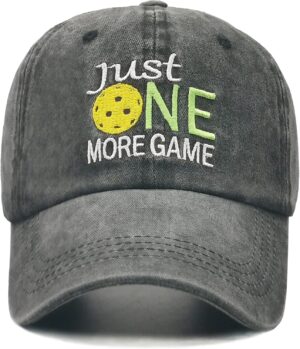 NVJUI JUFOPL Embroidered Pickleball Hat for Men Women, Funny Baseball Cap