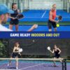 Lightweight Carbon Fiber Pickleball Paddles – USAPA-Approved Paddle Set with 4 x (Rackets, Balls, Grip Tapes) 1 Bag, Pickleball Rackets Gear for Beginners to Professionals