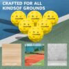 6-Pack Premium Pickleball Balls - USAP Approved, 40 Holes Outdoor/Indoor Pickle Balls with Bag, Perfectly Balanced, High Bounce True Flight, Pickle Ball for Tournament Play