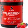 Six Star Pre-Workout Powder for Men & Women, Fruit Punch (30 Servings) - Preworkout Explosion 2.0 Energy Powder Drink Mix with Beta-Alanine & Caffeine - Sports Nutrition Supplement Products