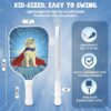 Kids Pickleball Paddle - Playful Dog Design | Lightweight Fiberglass Paddle for Children Under 12 (Only 0.37 lbs) | Small Grip for Easy Handling | Junior Youth Paddle for Boys & Girls