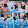 Tennis Ball Holder, Pickleball Holder Bag for Women, Men & Teens, Ball Pouch, Mesh Waist Hip Bag Carrier, Easy Holding 6-8 Pickle Balls or Tennis, Versatile Accessories & Gifts