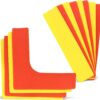 Get Out! Tennis Court Line Boundary Markers, Pickleball Court Spot Markers for Kids, Basketball Training Equipment