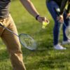Triumph Sports Multi-Sport Versatile Combo Outdoor Game Net Set Includes Volleyball, Badminton, and Pickleball, Blue (35-7510-2)