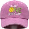Pickleball Hat with Gift Box - Pickleball Gifts for Men Women - Washed Adjustable Embroidered Baseball Cap