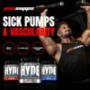 PROSUPPS Mr. Hyde Max Pump Pre Workout Powder - Stim-Free Preworkout Supports Blood Flow, Muscle Volume & Endurance - Caffeine-Free Nitric Oxide Gym & Fitness Supplements (Blue Razz, 20 Servings)