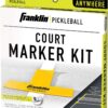 Franklin Sports Pickleball Court Marker Kit - Lines Marking Set with Tape Measure - Official Size Court Throw Down Markers