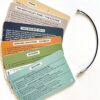 Pickleball Rules Bag Tags - Pickleball Rules Made Easy - Courtside Rules Reference - Quick Start Guide| Pickleball Rulebook | Pickleball Gift | Follows USA Pickleball Rules