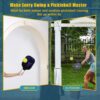 Pickleball Trainer Ball - Pickle Ball Training Practice Sessions with Suction Cup, Enhance Reaction Time & Hand-Eye Coordination Pickleball Practice Equipment for Solo Training (Green)