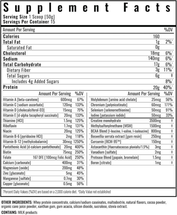 Wilderness Athlete - Brute Strength BCAA Post Workout | BCAA Creatine Workout Powder - Premium Post Workout Recovery Drink | 15 Serving Tub (Chocolate)