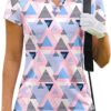 PINSPARK Womens Golf Shirt Short Sleeve Polo Shirts Quick Dry Tennis Tops V-Neck with Collar Pickleball Shirts Golf Outfits