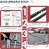 Portable Pickleball Net System - Official Regulation Size Pickle Ball Net for Outdoor and Indoor Use Durable and Lightweight Pickleball Nets for Competitive and Recreational Play