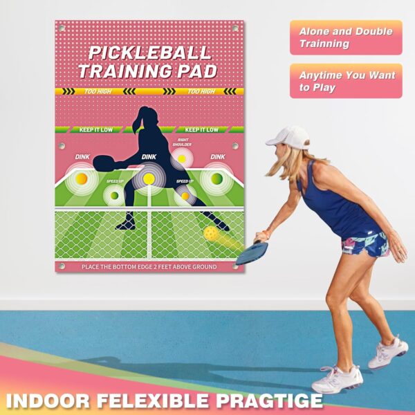 Dink Master Pickleball Practice Pad - Reusable Training Pad for Indoor & Outdoor Dink Training