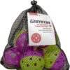GAMMA Two-Tone Outdoor Training Pickleballs, Red/Orange, Yellow/Red, Green/Purple, Practice, High Visibility, Consistent Bounce, Durable, Spin, Tournament Training, 3 Pack, 6 Pack,12 Pack