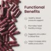 HumanN SuperBeets Beet Root Capsules Quick Release 1000mg, Helps Support Nitric Oxide Production, Blood Pressure, Heart Health, Contains Non-GMO Beetroot Powder, Studied Antioxidants 90 Count