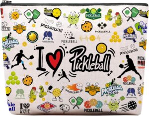 Ball Player Makeup Bag - Gifts for Ball Lover with Zipper Pouch Accessories