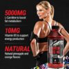 GMU SPORT L-Carnitine Liquid 5000mg Supplement for Metabolic Support - High Potency Liquid Supplement, Supports Weight Management & Muscle Recovery, Increased Endurance & Energy Booster - 30 Servings
