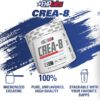 EHP Labs CREA-8 Creatine Monohydrate Powder - Unflavored Creatine Powder for Muscle Growth, Increased Strength, Enhanced Energy Output and Improved Performance - 100 Servings (500g)