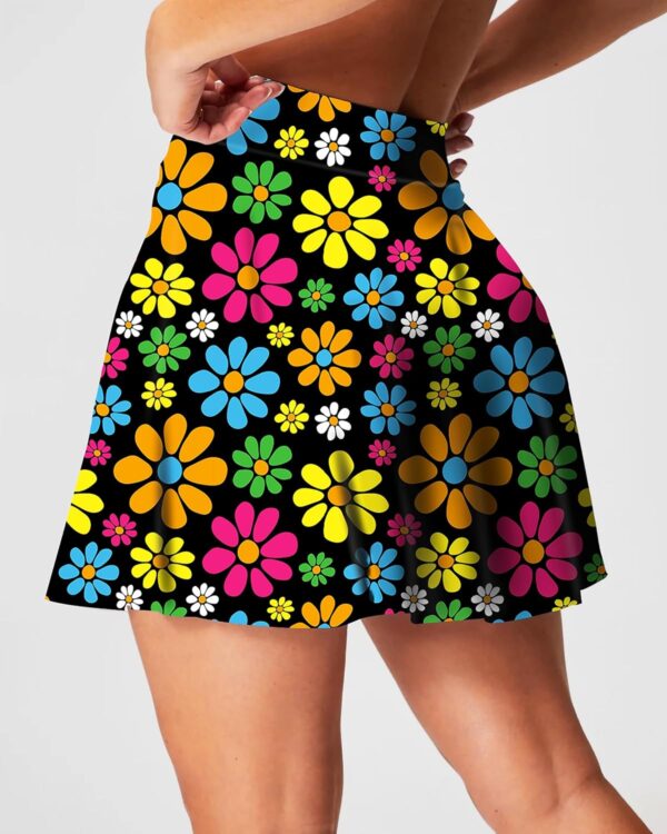 Women's Tennis Skirt Pleated Athletic Skirt with Shorts Pocket High Waisted Golf Skort for Workout Pickleball