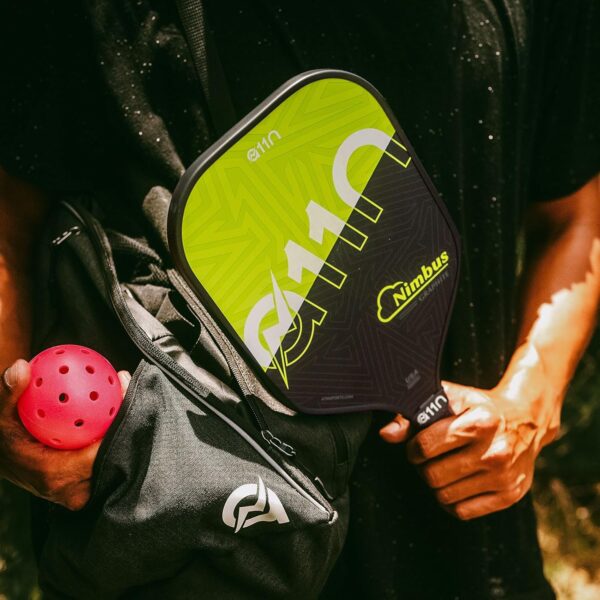 A11N SPORTS Pickleball Paddles Set of 2 Graphite Surface Rackets with 4 Pickleball Balls and Pickleball Bag for Beginners - USAPA Approved