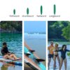 ZLX Paddle Board Fins Replacement, Detachable Paddleboard Replacement Fins, Quick Release Slide in Fin Replacement, Durable SUP Replacement Accessories