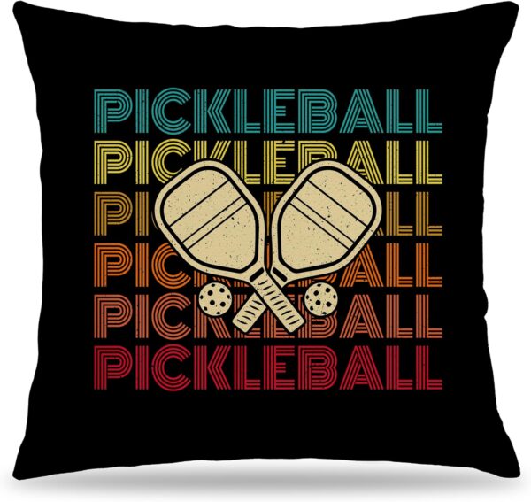 Pickleball Gifts Pillow Covers 18x18 Double-Sided, Pickleball Gifts for Women Men Pillow Covers for Couch Bed Living Room Bedroom, Gifts for Pickleball Lovers