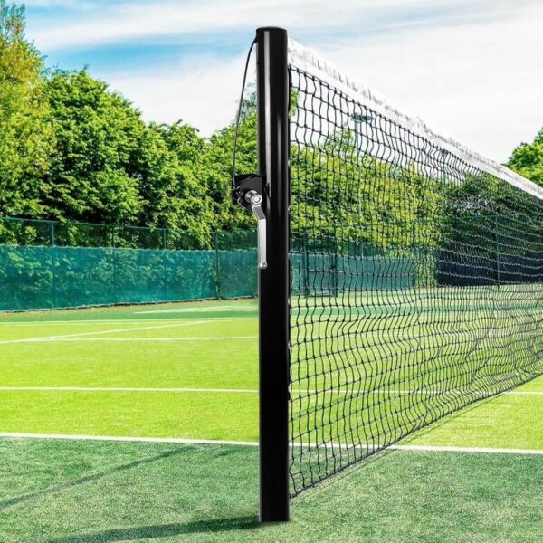 Aoneky Round Pickleball Post with Ground Sleeves