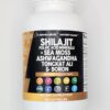 Clean Nutraceuticals Shilajit Supplement for Men with Sea Moss, Tongkat Ali, Ashwagandha, Boron, Zinc, CoQ10, PQQ - Fulvic Acid Capsules - Energy Support - 90 Count - Resin, Gummy & Powder Alternative
