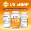 Dr. Berg Vitamin D3 K2 w/MCT Powder - Includes 10,000 IU of Vitamin D3, 100 mcg MK7 Vitamin K2, Purified Bile Salts, Zinc & Magnesium for Ultimate Absorption - K2 D3 Vitamin Supplement - 120 Capsule
