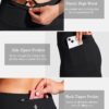 SANTINY 19" Golf Skorts Skirts for Women Zipper Pockets Knee Length Skort Women's High Waist Athletic Tennis Skirt