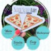 Moonlight Makers Pickleball Stickers for Water Bottles and Paddles, Pickle-ball Decals for Cars, Pickle Ball Vinyl Sticker (Carpe Dinkem, Pickleball)