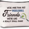 Pickleball Gifts Makeup Bag For Woman, Pickleball Friends Cosmetic Bag, Sport Lover Gift Bag, Pickleball Mom Makeup Zipper Bag, Birthday Gifts For Family Friends Sister BFF, A43