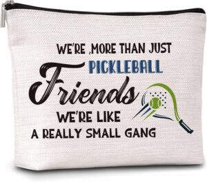 Pickleball Gifts Makeup Bag For Woman, Pickleball Friends Cosmetic Bag, Sport Lover Gift Bag, Pickleball Mom Makeup Zipper Bag, Birthday Gifts For Family Friends Sister BFF, A43
