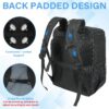Pickleball Bag for Men and Women, Pickleball Backpack Fits 4 Paddles, Pickleball Equipment Bag with Shoe Compartment