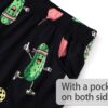 Tebbis 2-Piece Cozy Pajamas For Little/Big Boys Gamer Yellow Short Sleeves Cool PJs Set Kid Size 6-18