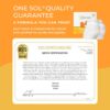 One Sol Creatine for Women Booty Gain, All Natural Women's Creatine Powder with Creapure, Increase Lean Muscle Mass, Reduce Recovery Time, Promotes Brain & Bone Health (Unflavored, 100 Servings)