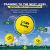 Kelso Pickleball, PU Foam Pickleball Balls for Reduced Noise, Enhances Hand-Eye Coordination, Indoor & Outdoor Use, Standard or Small Trainer-Sized Balls