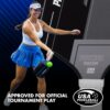 Professor Premier Pickleball Paddle Set of 2 Fiberglass Surface Paddles, 4 Balls, Carrying Bag & Grips - 2024 USAPA Approved!…