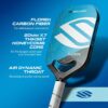 Selkirk Sport LUXX Control Pickleball Paddle | Carbon Fiber Paddle with Polypropylene X7 Core | Designed for Unmatched Control and Added Power