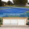 Pickleball Replacement Net 22x3ft, Heavy Duty Indoor/Outdoor, Official Regulation Size, Black & White