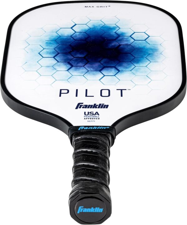 Franklin Sports Pickleball Paddle - Pilot Polypropylene Core Pickleball Racket - Official USA Pickleball (USAPA) Approved Pickleball Paddle - Lightweight Pro Racket - 10mm Thick Core
