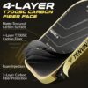 TENVINA Pickleball Paddles, Thermoforming 4-Layer T700SC Friction Carbon Fiber Pickleball Paddle, Professional USAPA Approved Pickle Ball Paddle Providing Strong Power and Spin for Athletes