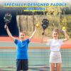 Family Pickleball Paddles Set of 4,Including 2 Kids Pickleball Paddles, 2 Adult Racket, 4 Balls, 1 Portable Carrying Bag, Sport Gifts for Kids, Women, Men, Beginner