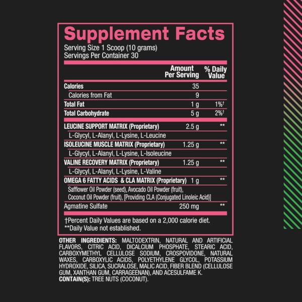 BPI Sports Best BCAA - BCAA Powder Post Workout Sports Drink with Branched Chain Amino Acids for Hydration & Recovery, for Men & Women - Watermelon Ice - 30 Servings