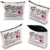 XYANFA Pickleballs Makeup Bag Pickle ball Player Gift Pickleballs Lover Gifts Pickleball Cosmetic Bag (PickleballS)