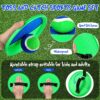 Vinsot Toss and Catch Game Set 40 Paddles 20 Balls Beach Yard Family Outdoor Sports Games Toss and Catch Set with Paddles Ball Nylon