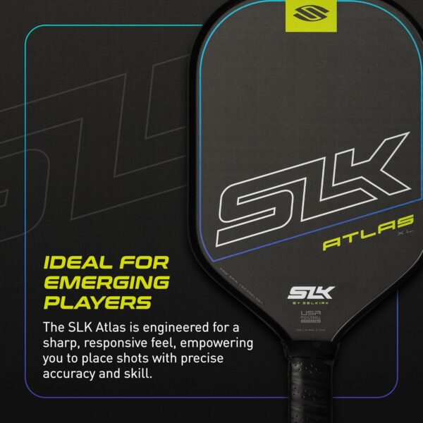 Selkirk Sport Atlas Pickleball Paddle | SLK Raw Carbon Fiber Pickleball Paddle Set | The Perfect Starter for Any Upcoming Pickleball Player